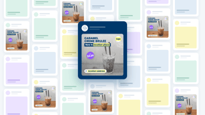 An overview of localized social media ads all localized and published via the marvia portal.
